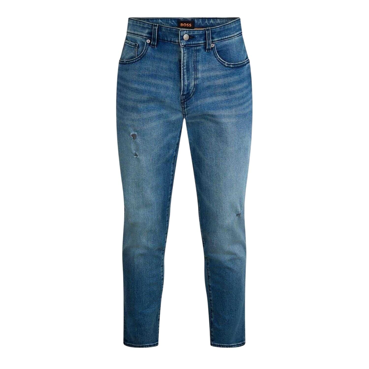 Boss Mens 5 Pockets Tapered Jeans