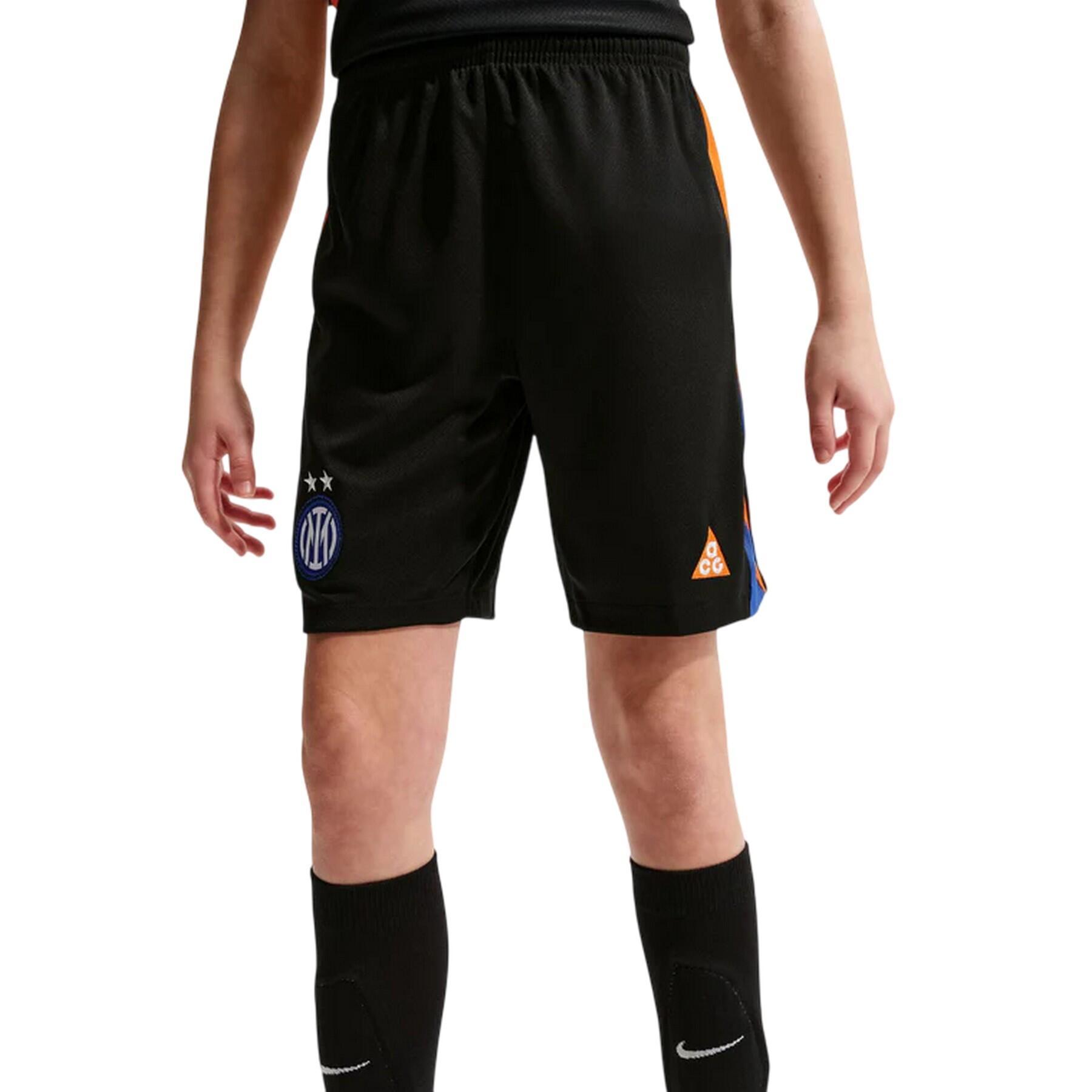 Nike Childrens/Kids 2025/2026 Inter Milan FC Football Shorts