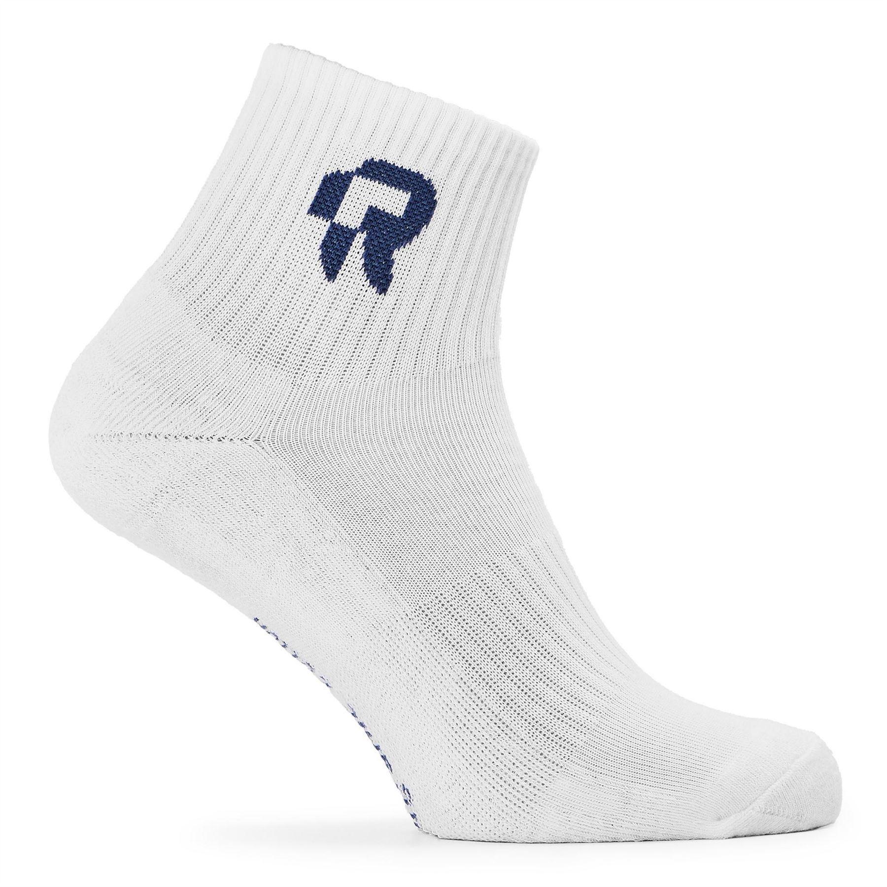Red Run Unisex Adult Organic Cotton Crew Socks