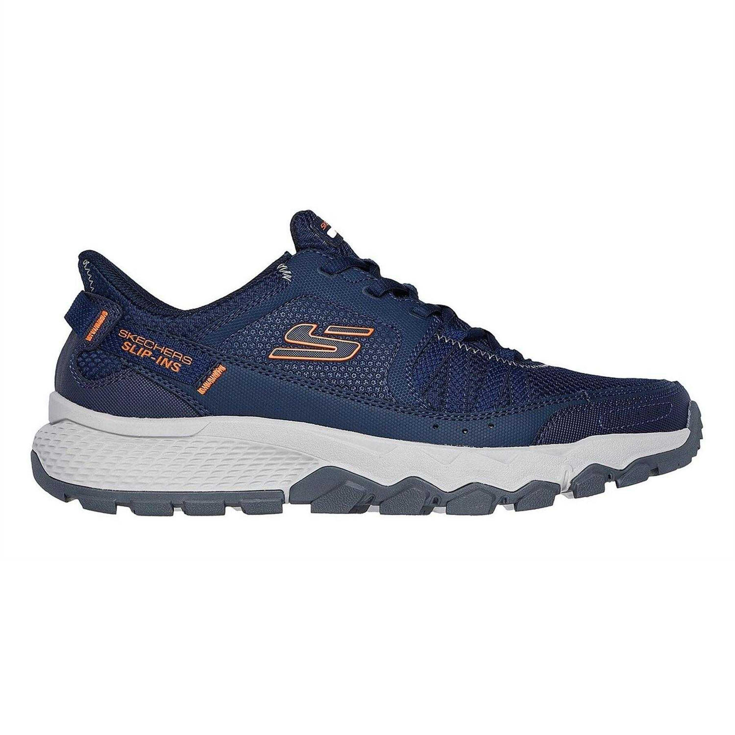 Skechers Mens Dynamite Leather Breathable All Terrain Hiking Shoes