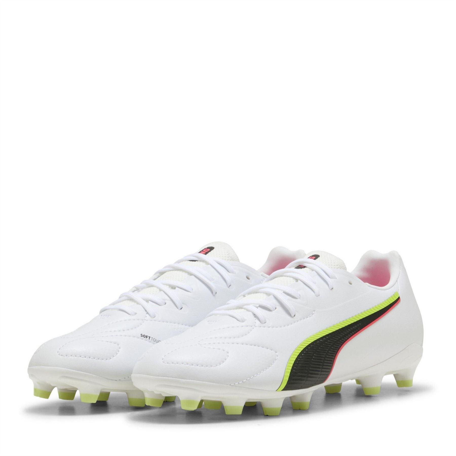Puma Childrens/Kids King Match Firm Ground Football Boots