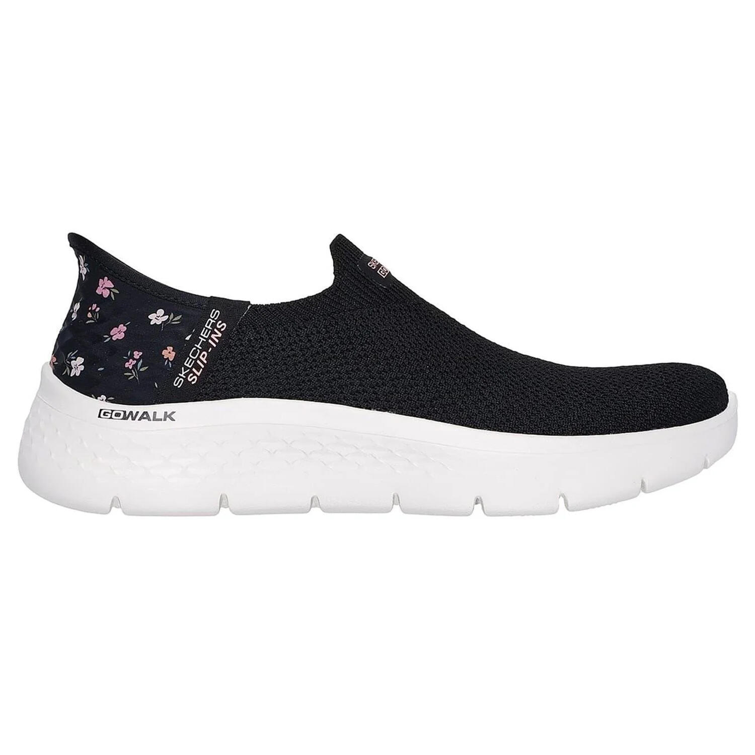 Skechers Womens/Ladies Go Walk Flex Floral Flexible Slip-In Trainers