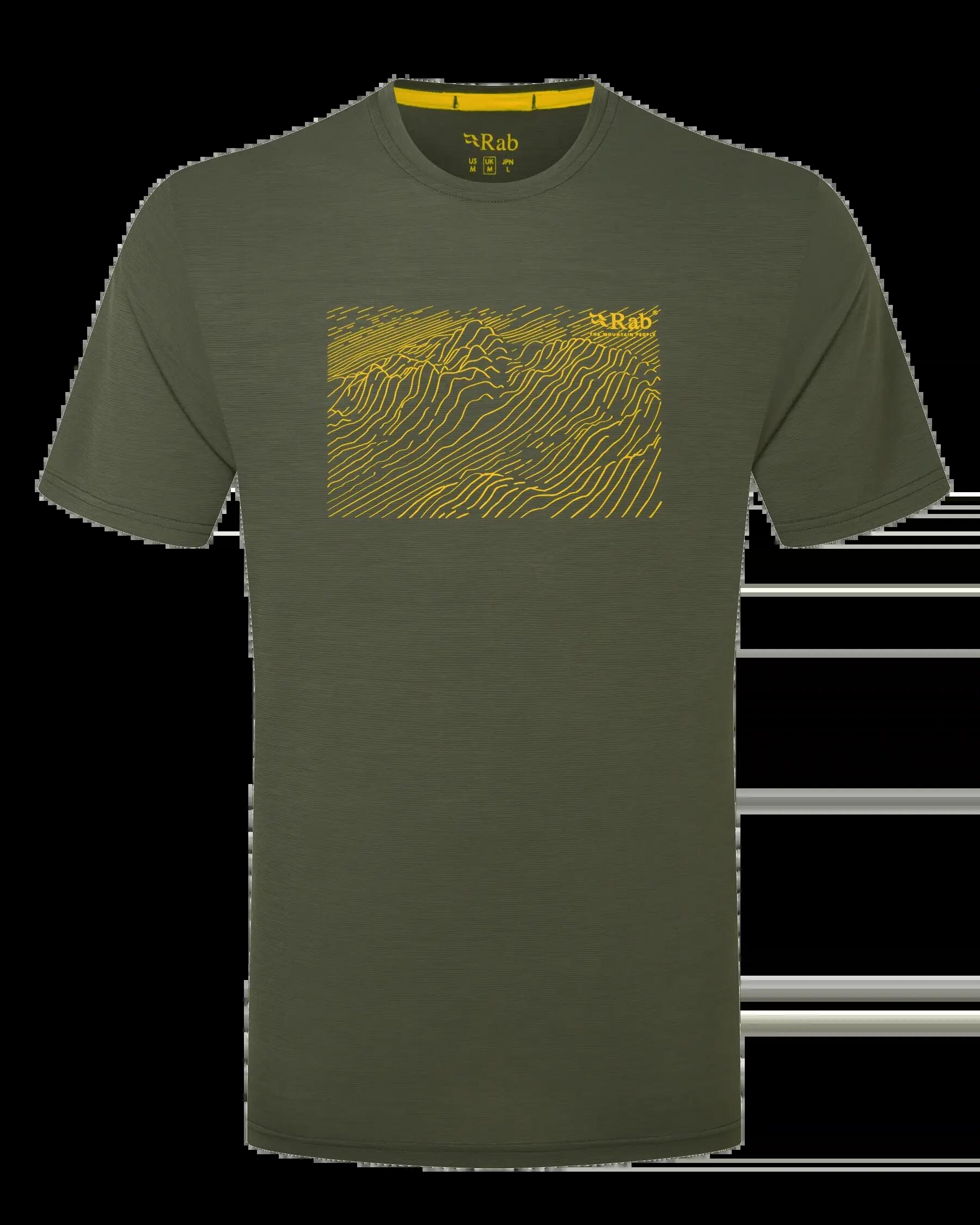 Rab Men's Syncrino Ridge Merino Tee Olive -  1