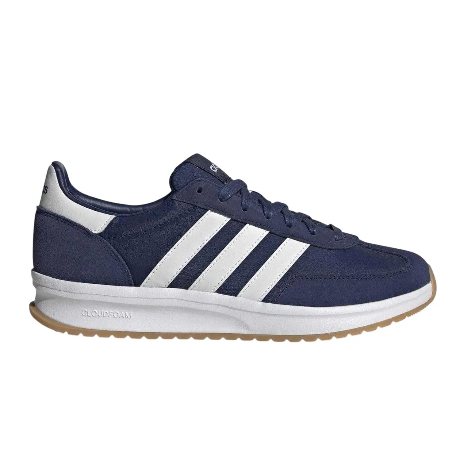 Adidas Mens Run 70s 2.0 Stripes Leather Trainers