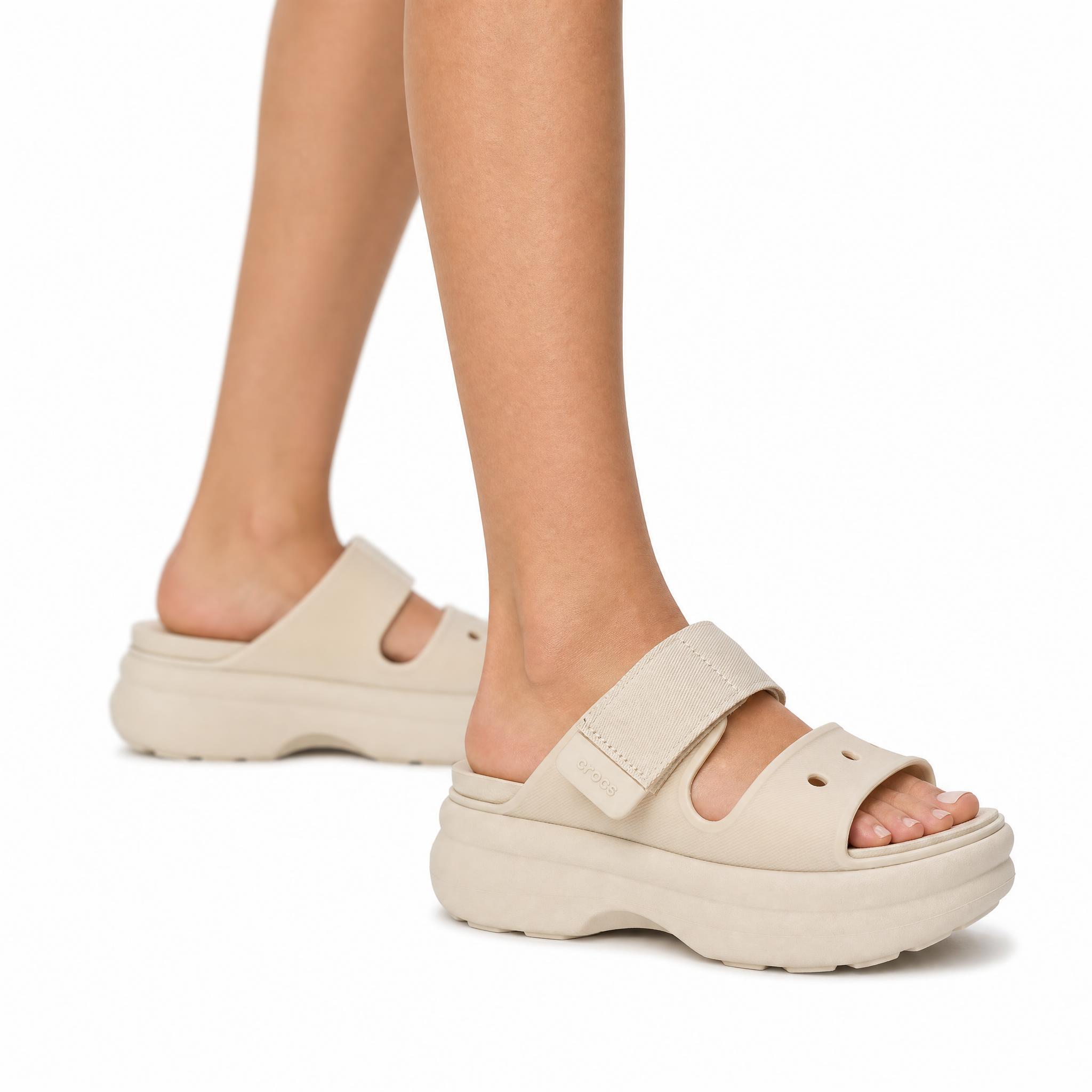 Sandały klapki damskie platformy Crocs SOHO TWO STRAP SANDAL 7/7