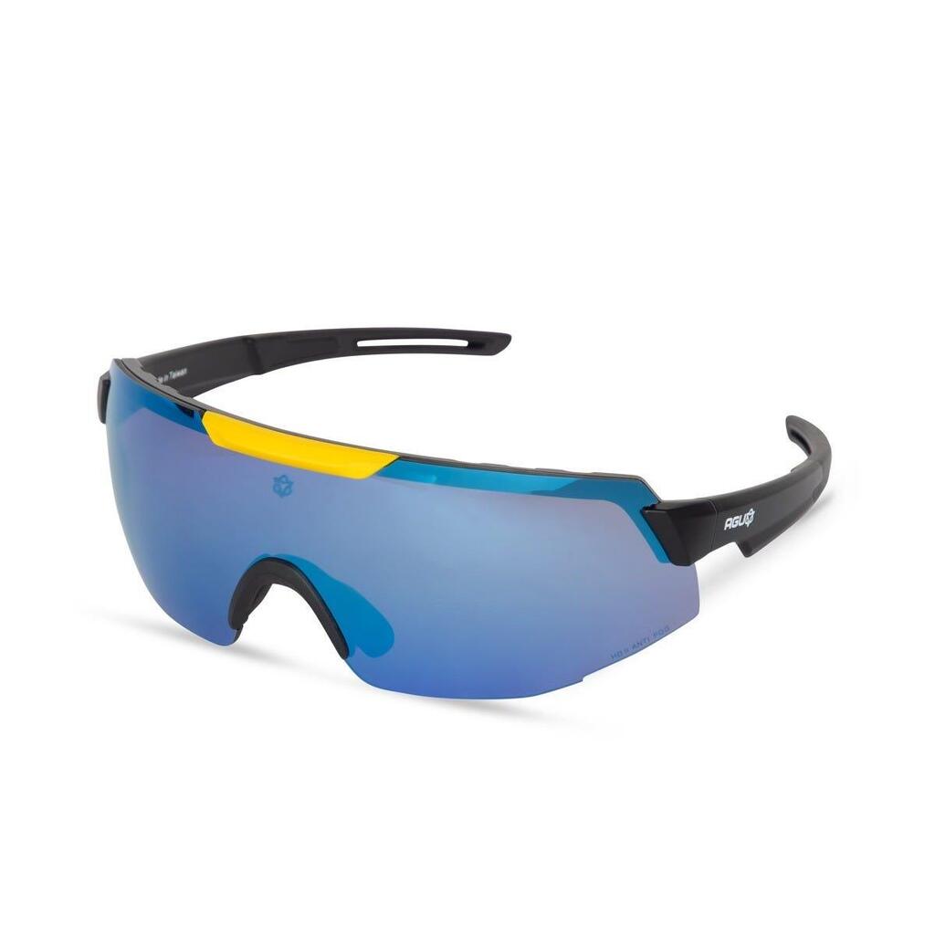 Pride HDII Glasses Black/Yellow Blue Lens