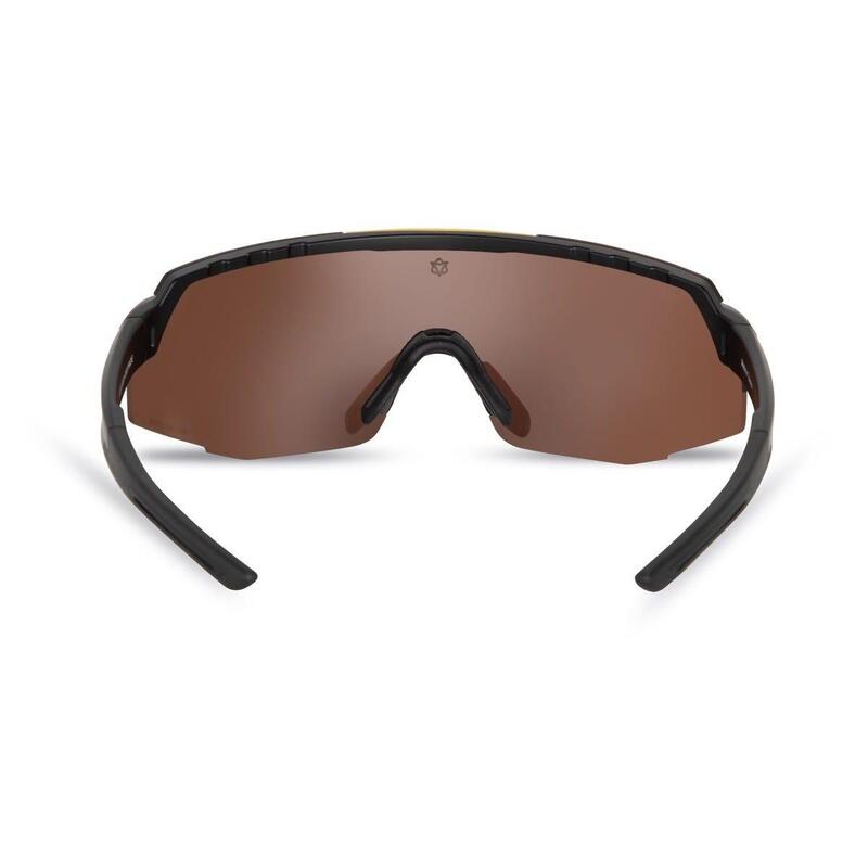 Pride HDII Glasses Black/Yellow Blue Lens