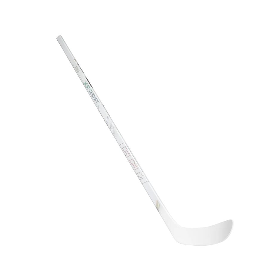 CCM Hokejka XF Ghost White INT, Intermediate, 55, L, P28+
