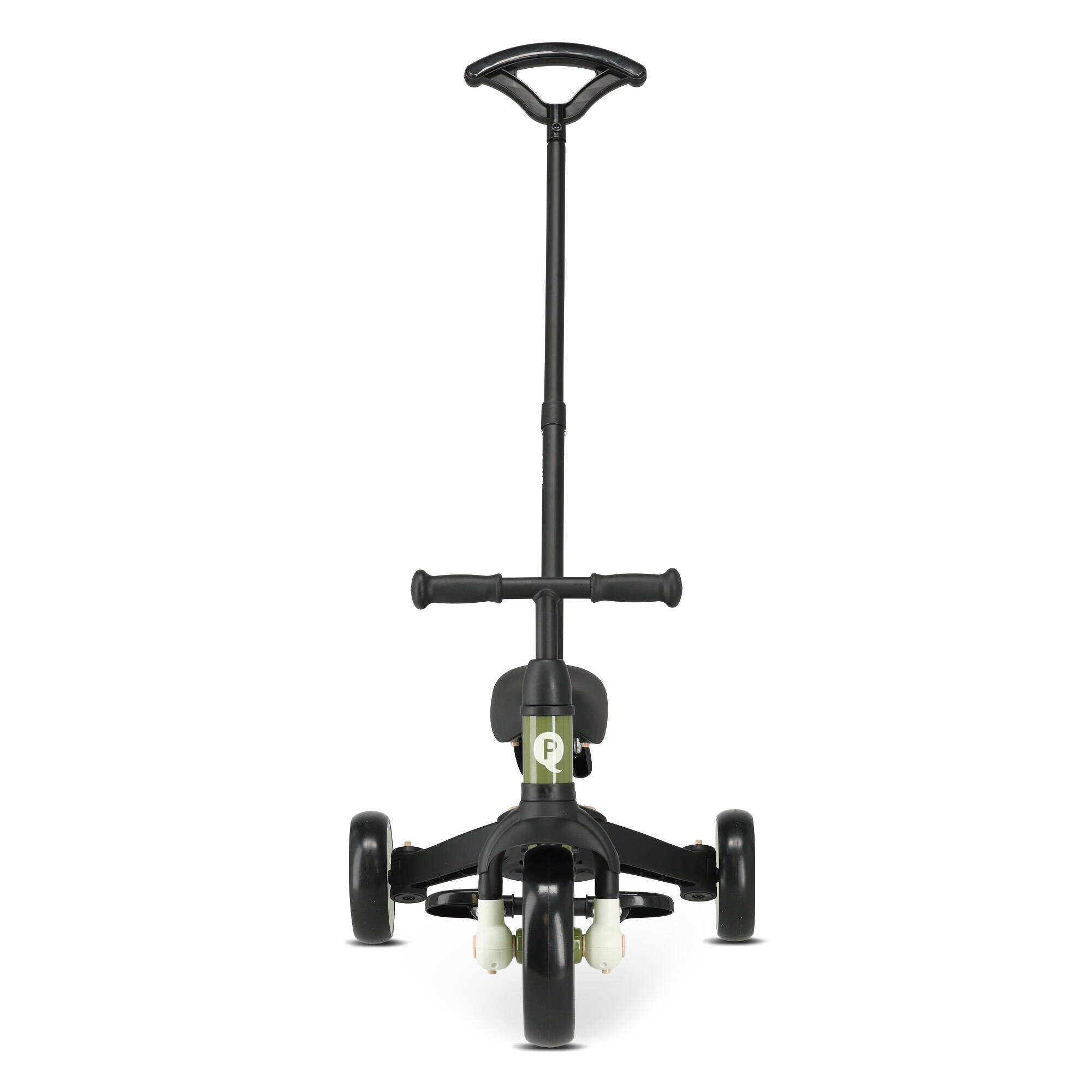 Tricycle Qplay Stager avec Barre Parentale - Tricycle Évolutif 3-en-1 - Vert 3/10