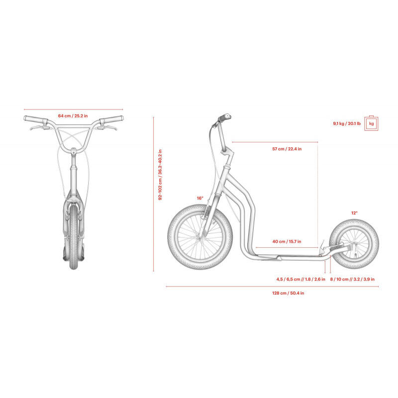 Scooter  City RunRun  Rot 4/4