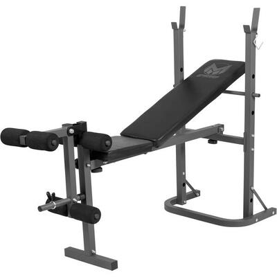 Gyronetics halterbank - fitnessbank - met leg curl - belastbaar tot 160 kg -