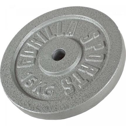 DISQUE DE MUSCULATION FONTE GRIS | DIAM 31MM | AU CHOIX DE 1,25KG À 30KG