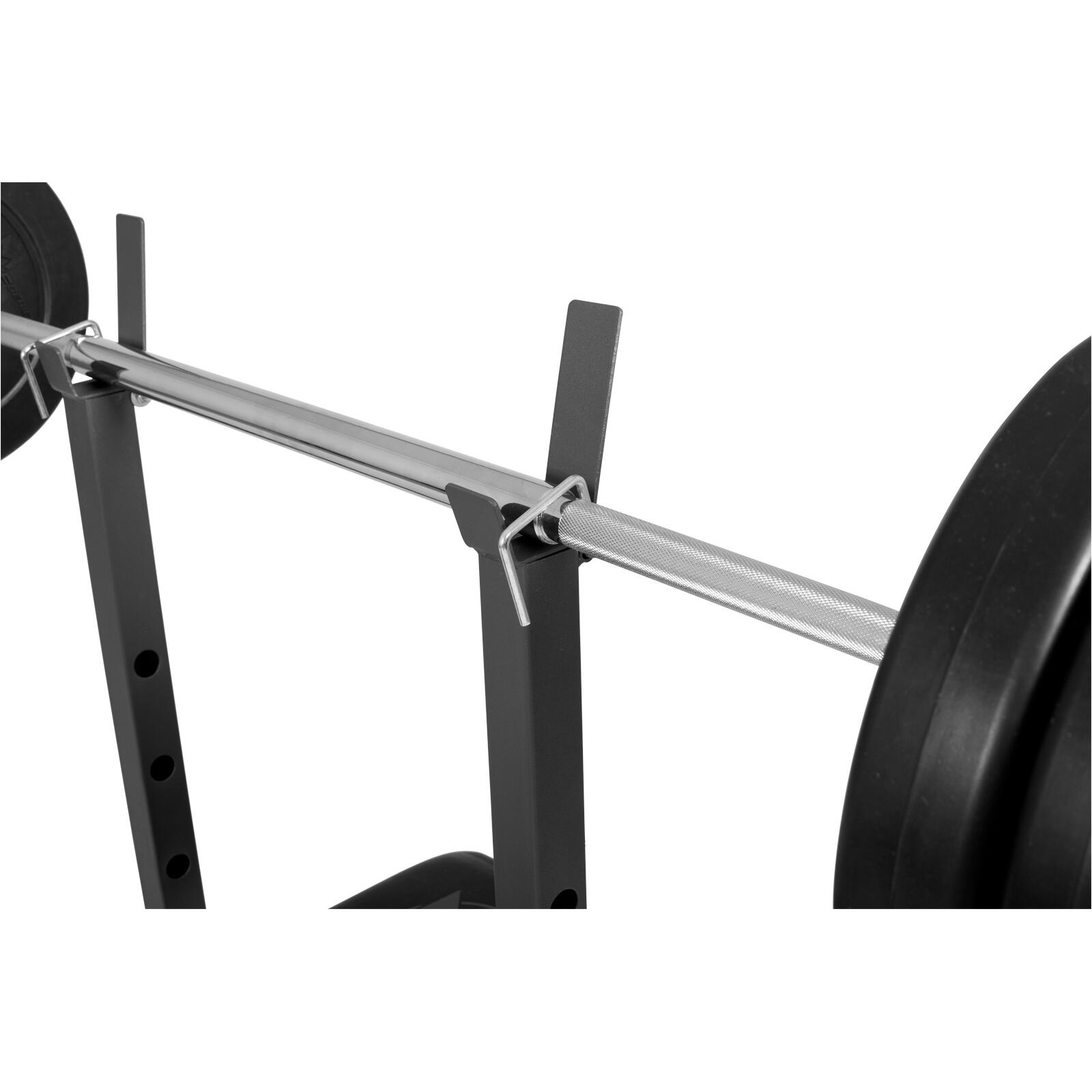 Banco Musculación Gyronetcis Negro Gris con Curl de Piernas 4/7