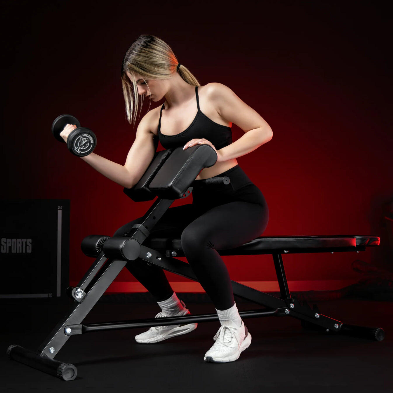 Posilovací - fitness - lavice pro domácí trénink - lavice 2/7
