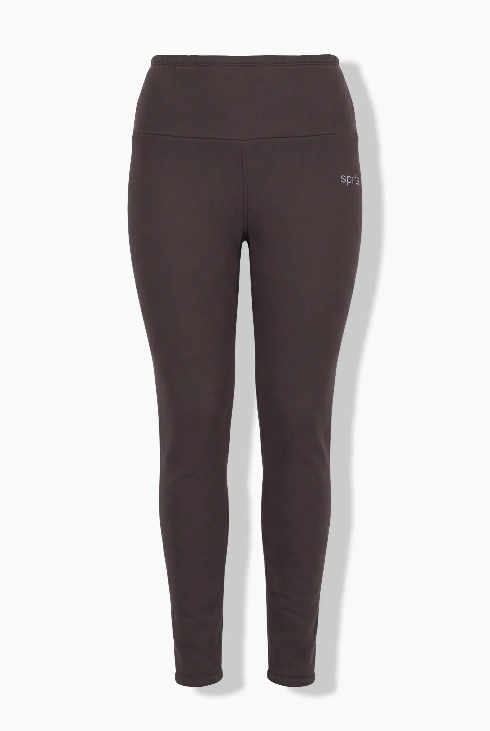 Dames Leggings voering van geweven bont extra warm hoge taille 6/13