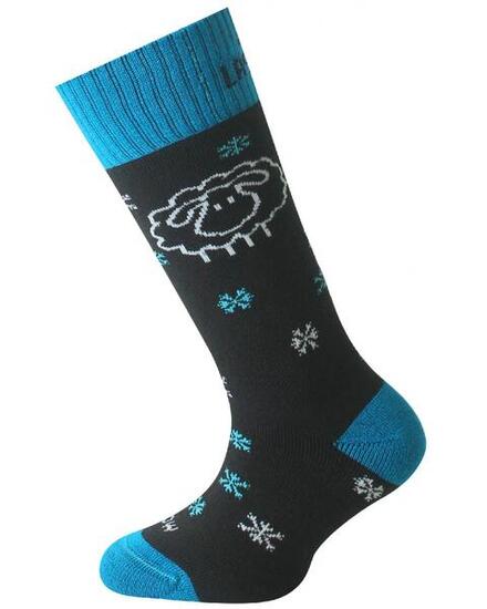 Enfants - Cyclisme - Chaussettes - Laine mérinos, renforcée, chaude - noir
