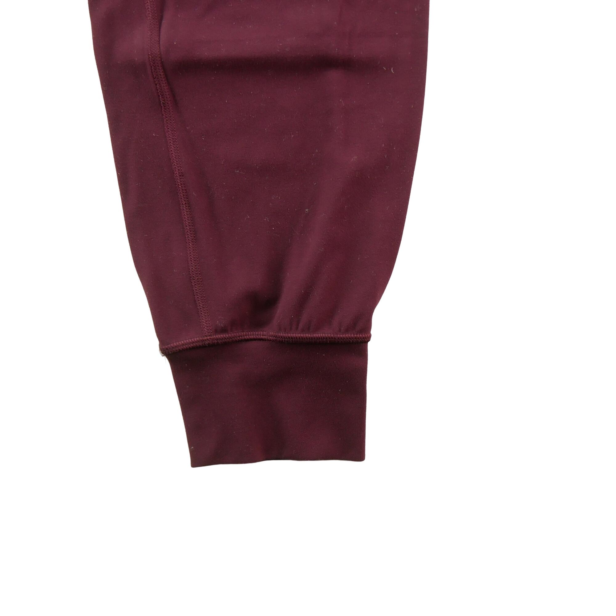 Second life - Legginsy damskie krótkie bordeaux - Jak nowy 4/5