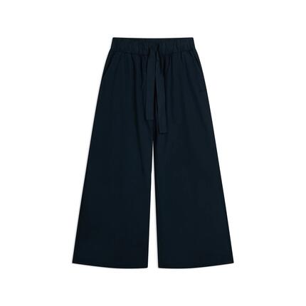 Pantalon de sport pour femmes à coupe large en coton élastique