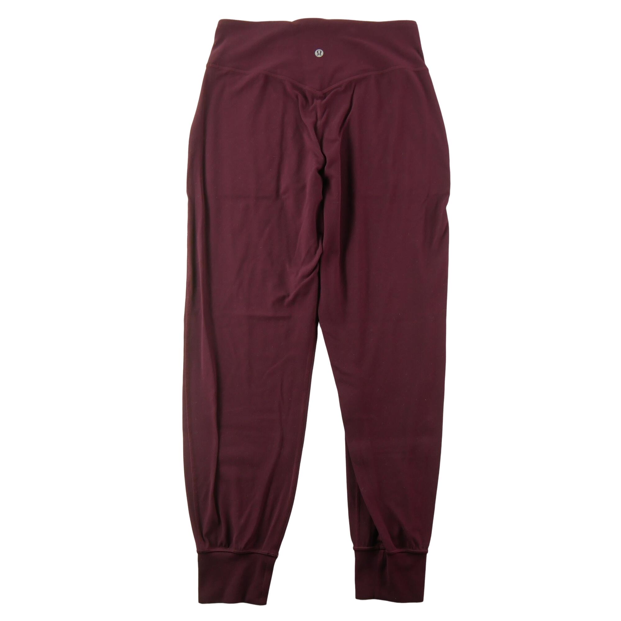 Second life - Legginsy damskie krótkie bordeaux - Jak nowy 2/5