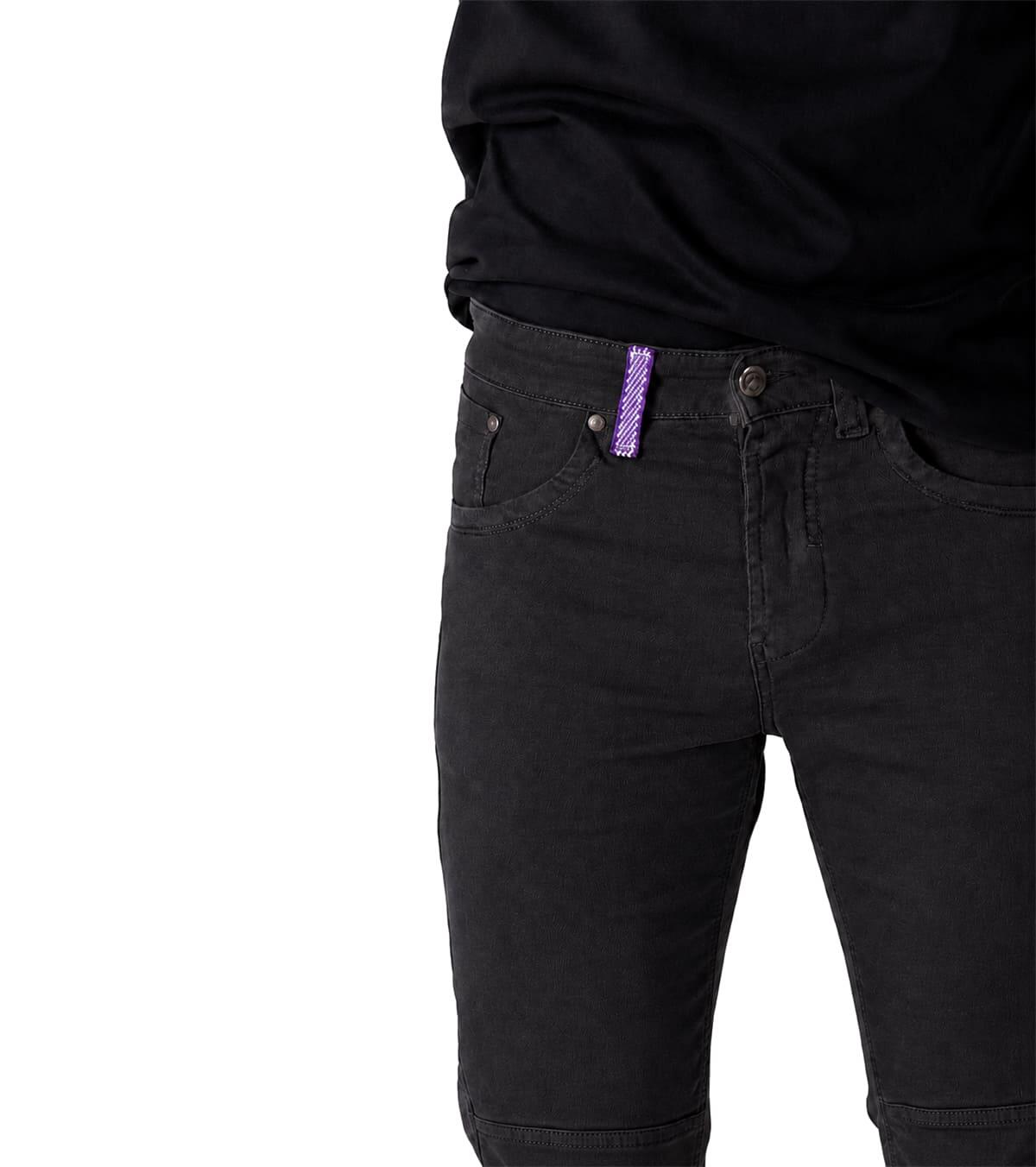 Calças Jeans De Escalada Pinto Homem Elásticas E Leves Preto 3/5