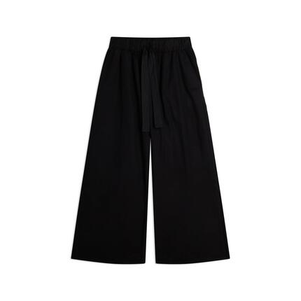 Pantalon de sport pour femmes à coupe large en coton élastique