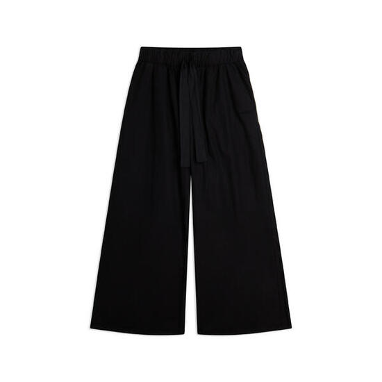 Pantalon de sport pour femmes à coupe large en coton élastique