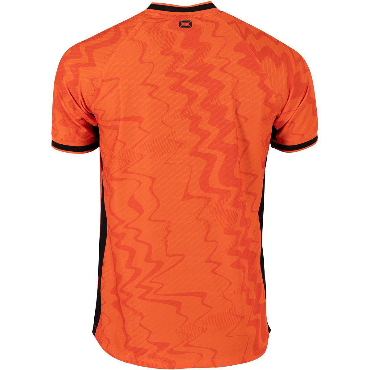 Stanno Wave Shirt Korte Mouw Heren - Oranje/Zwart 5/5