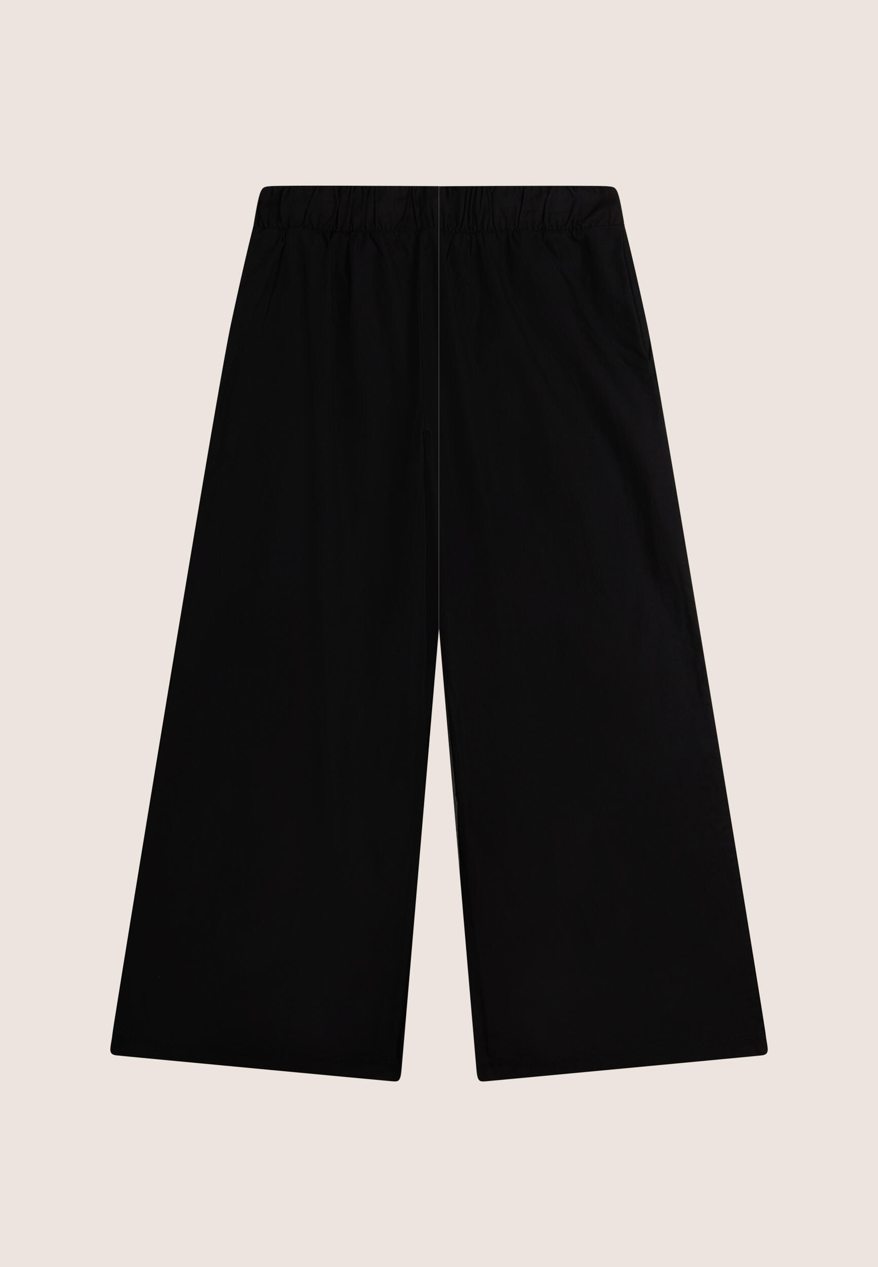 Pantaloni sportivi wide leg da donna in cotone stretch 2/3