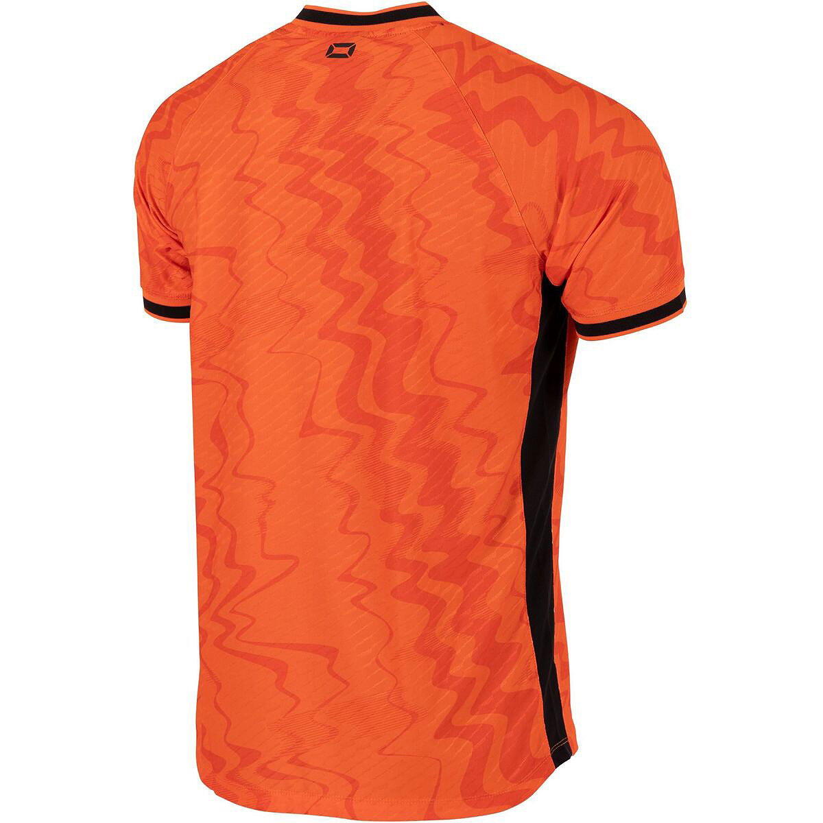 Stanno Wave Shirt Korte Mouw Heren - Oranje/Zwart 4/5