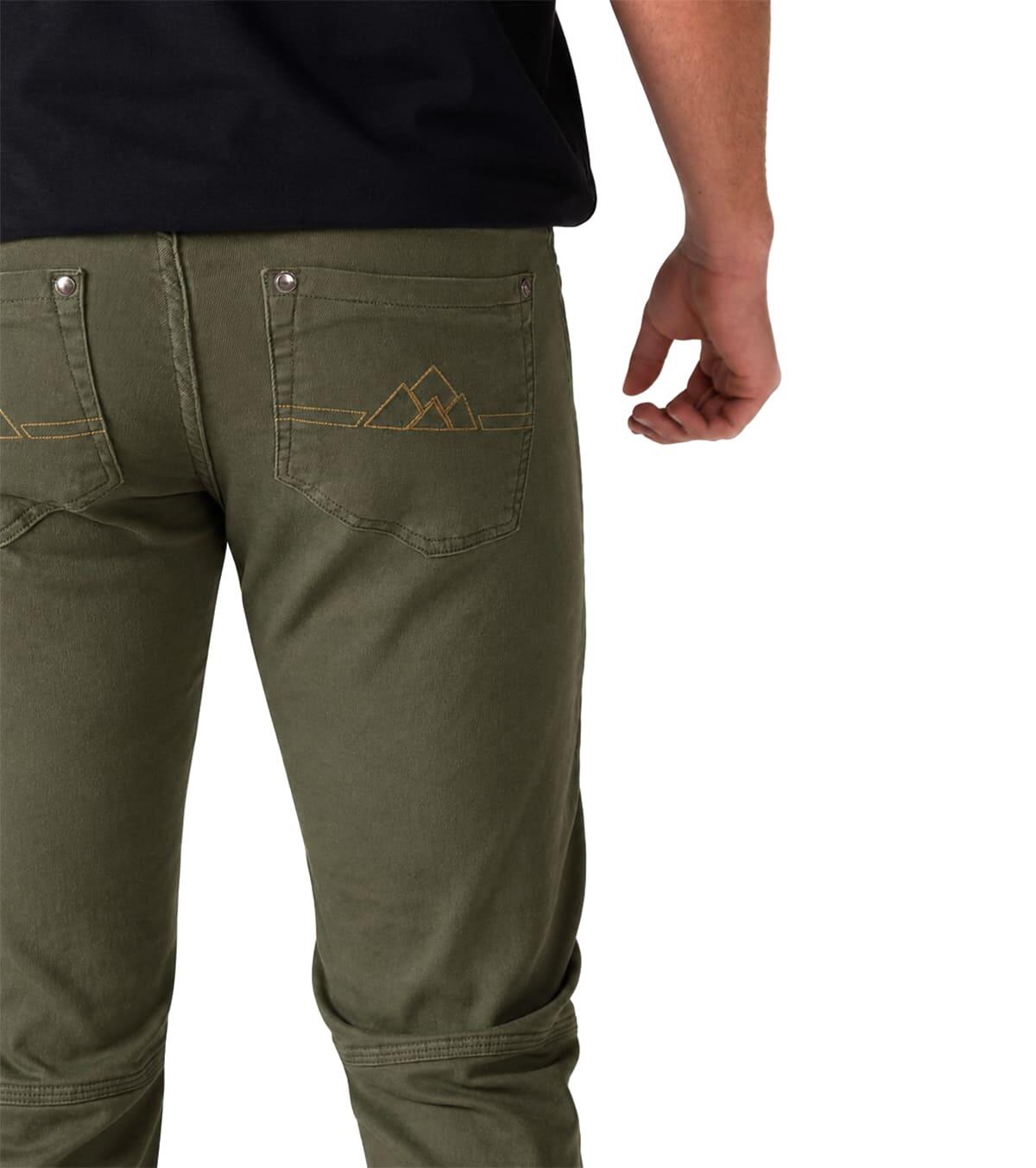 Calças Jeans De Escalada Pinto Homem Elásticas E Leves Verde 4/5
