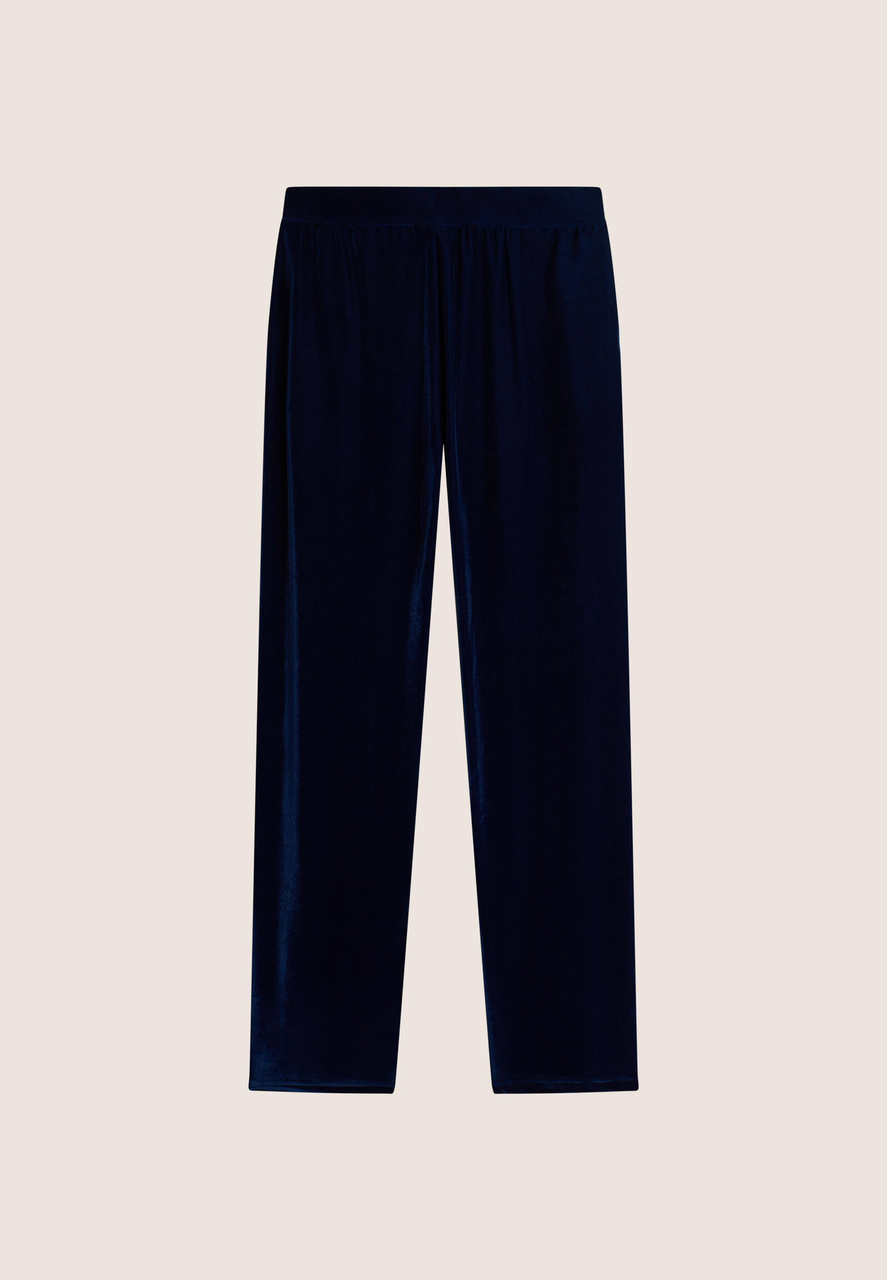 Pantaloni wide leg comfort da donna in tessuto lurex 2/3