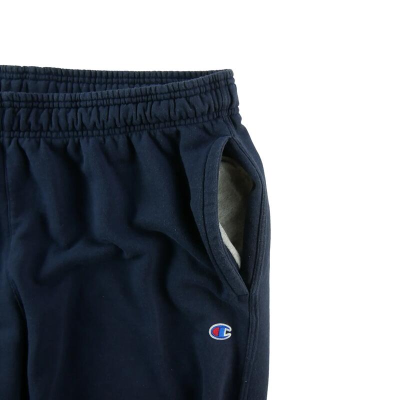 Second life - Pantaloni de trening bărbați albastru închis Champion - Foarte bun