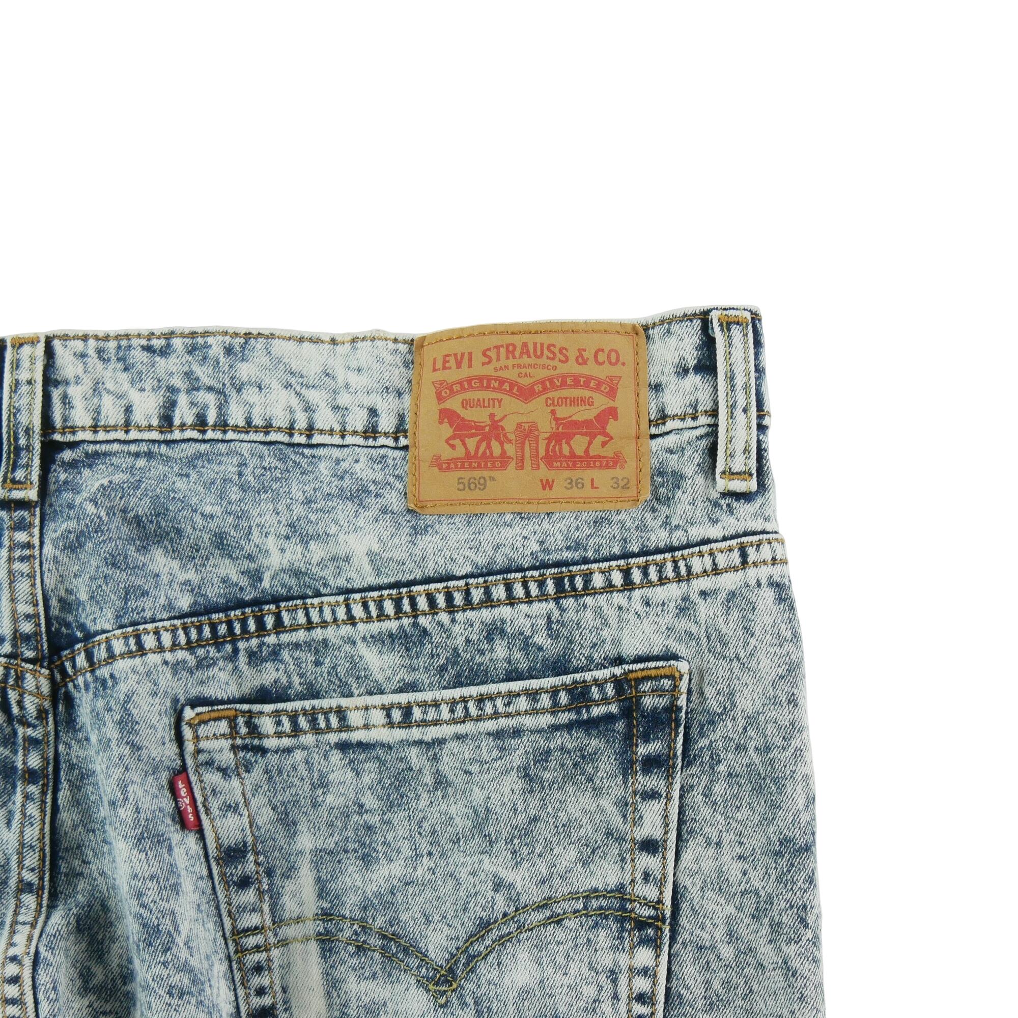 Segunda Vida - Pantalones vaqueros hombre Levi Strauss 569 W36/L32 - Excelente 6/7
