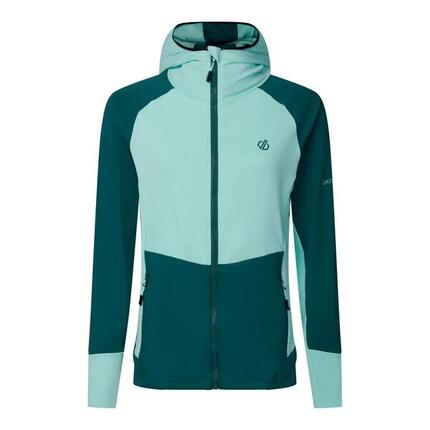 Sous‑vêtement technique extensible femme Nomadic avec capuche et zip intégral
