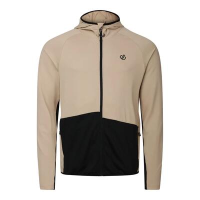 Heren assimilate vi stretch tussenlaag met capuchon en volledige rits