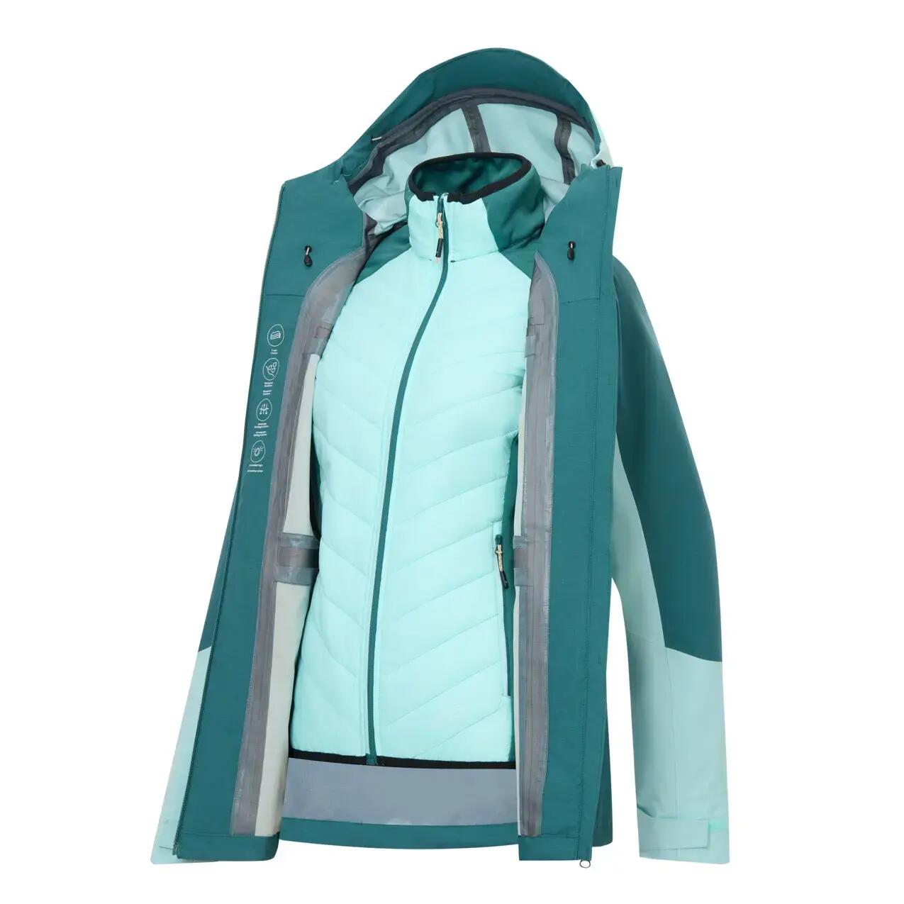 Women's 3-in-1 waterproof jacket Regatta Carletta 4/6