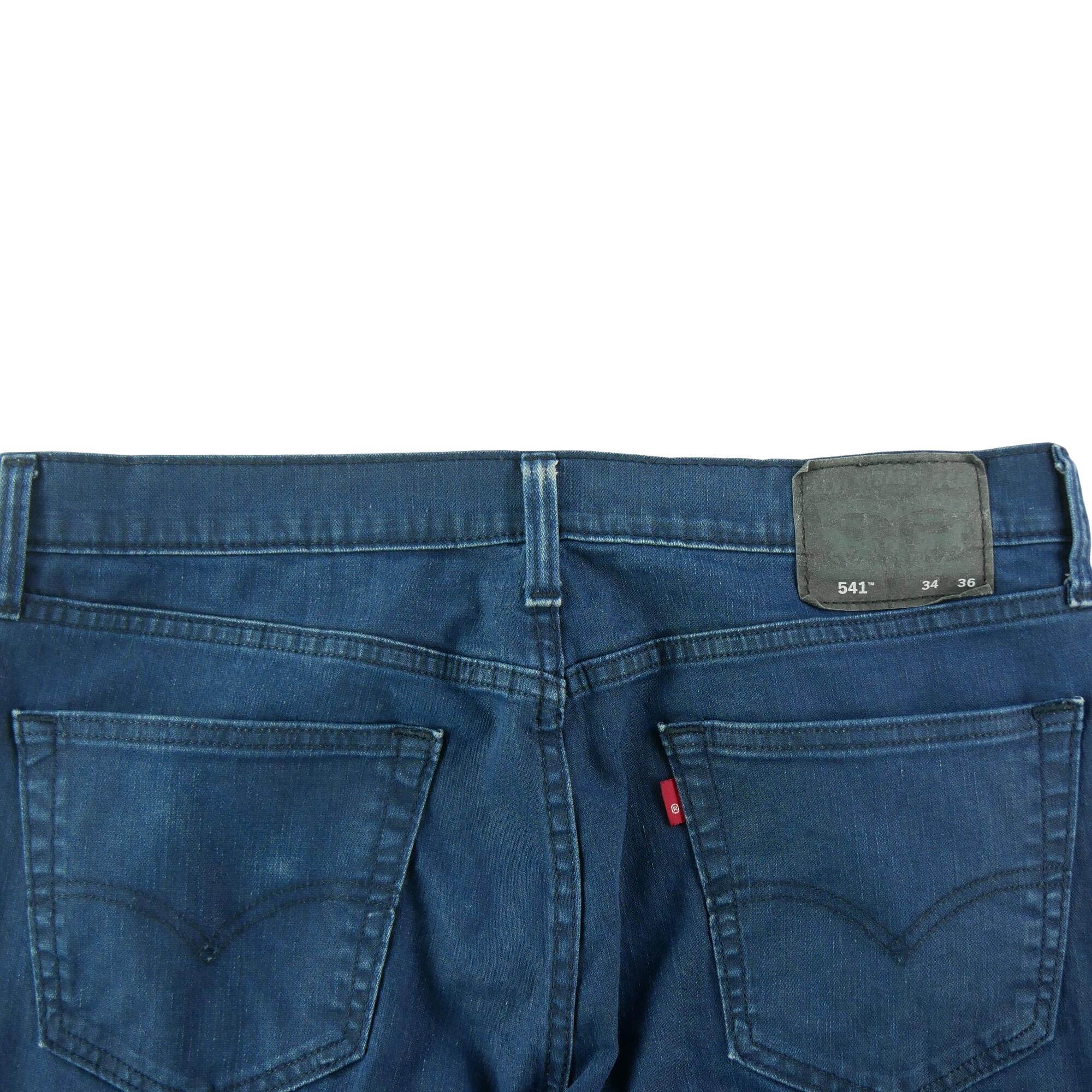 Segunda Vida - Jeans Hombre W34/L36 Levi Strauss 541 - Muy Bueno 4/7