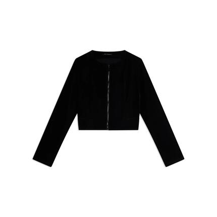 Veste courte pour femmes en tissu technique