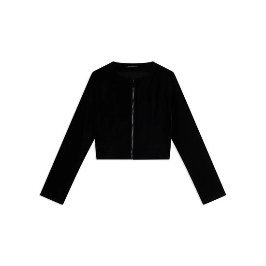 Veste courte pour femmes en tissu technique