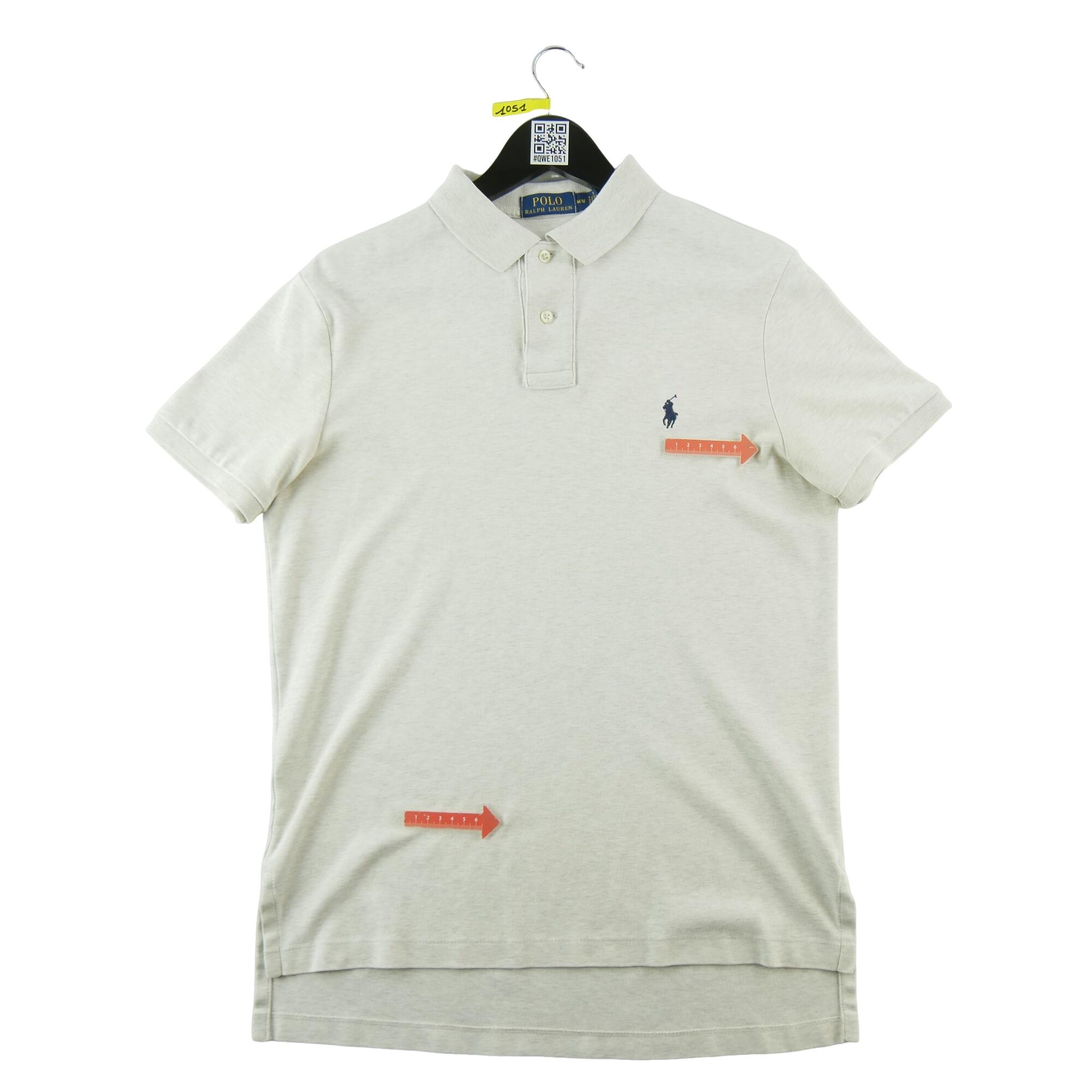 Second life - Polo Ralph Lauren męskie z krótkim rękawem beżowe - Stan dobry 3/7