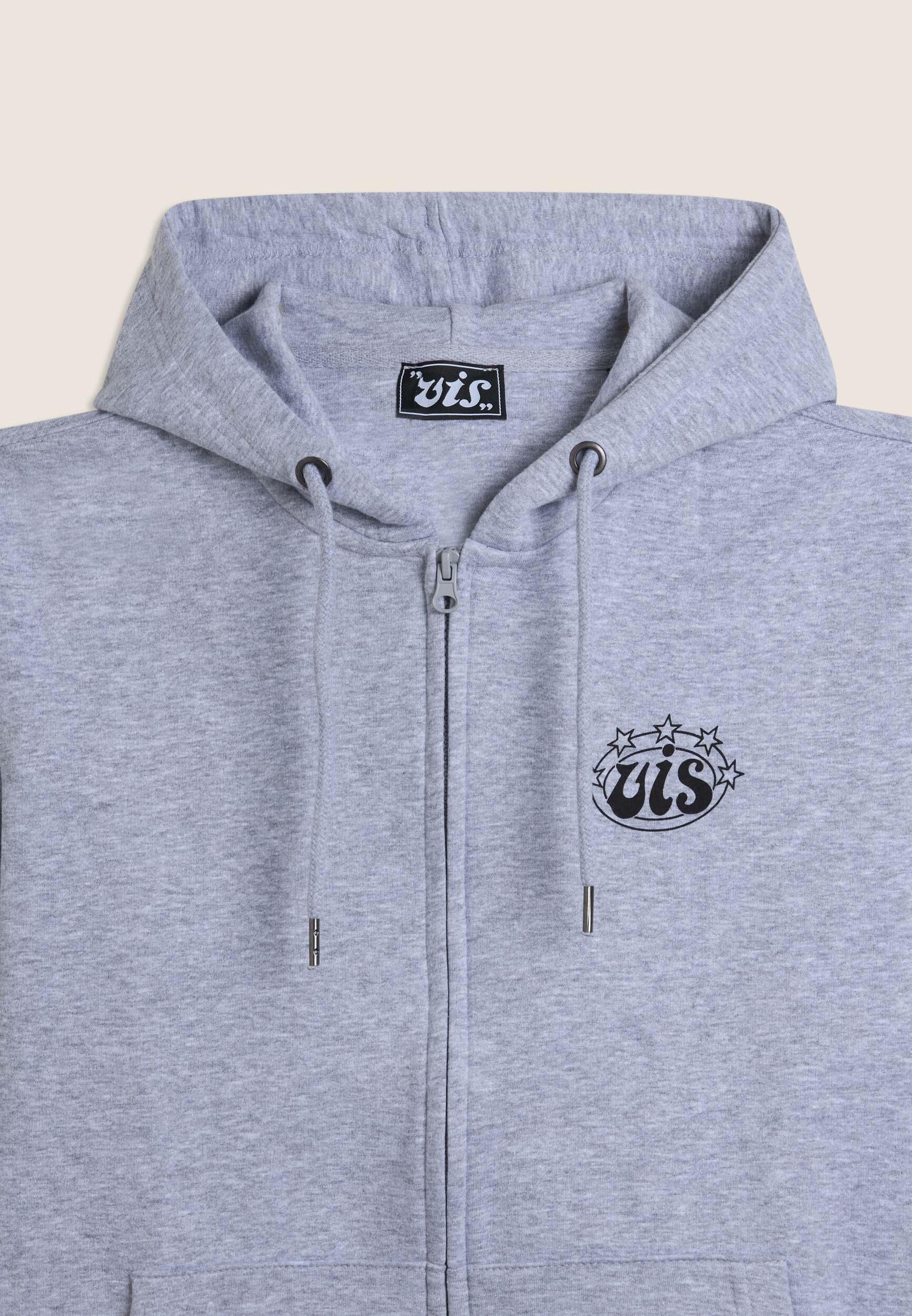 Felpa Unisex con Cappuccio e Zip Stile Boxe VIS 3/3
