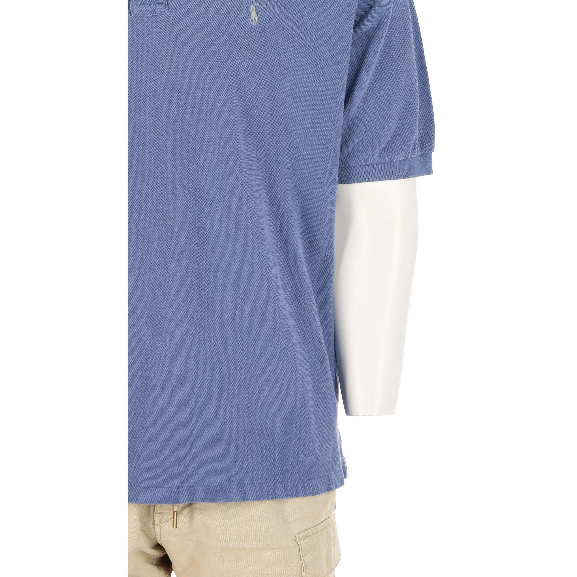 Tweedehands - Polo Ralph Lauren heren polo korte mouw blauw - Zeer goede staat 7/7