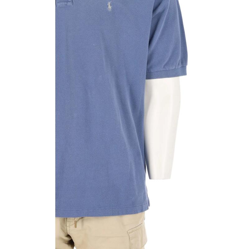 Second life - Polo manches courtes Homme Bleu - Foarte bun