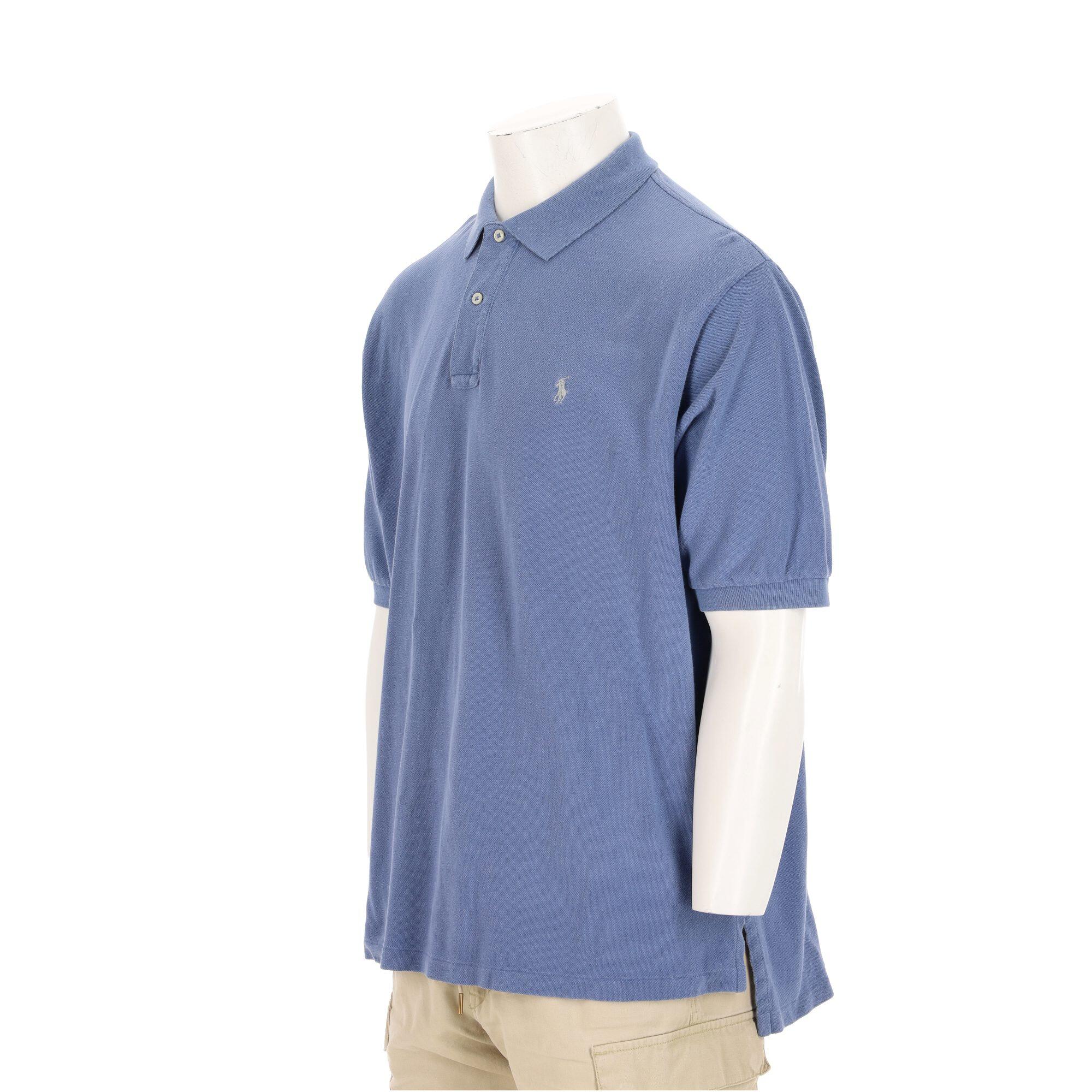 Tweedehands - Polo Ralph Lauren heren polo korte mouw blauw - Zeer goede staat 4/7