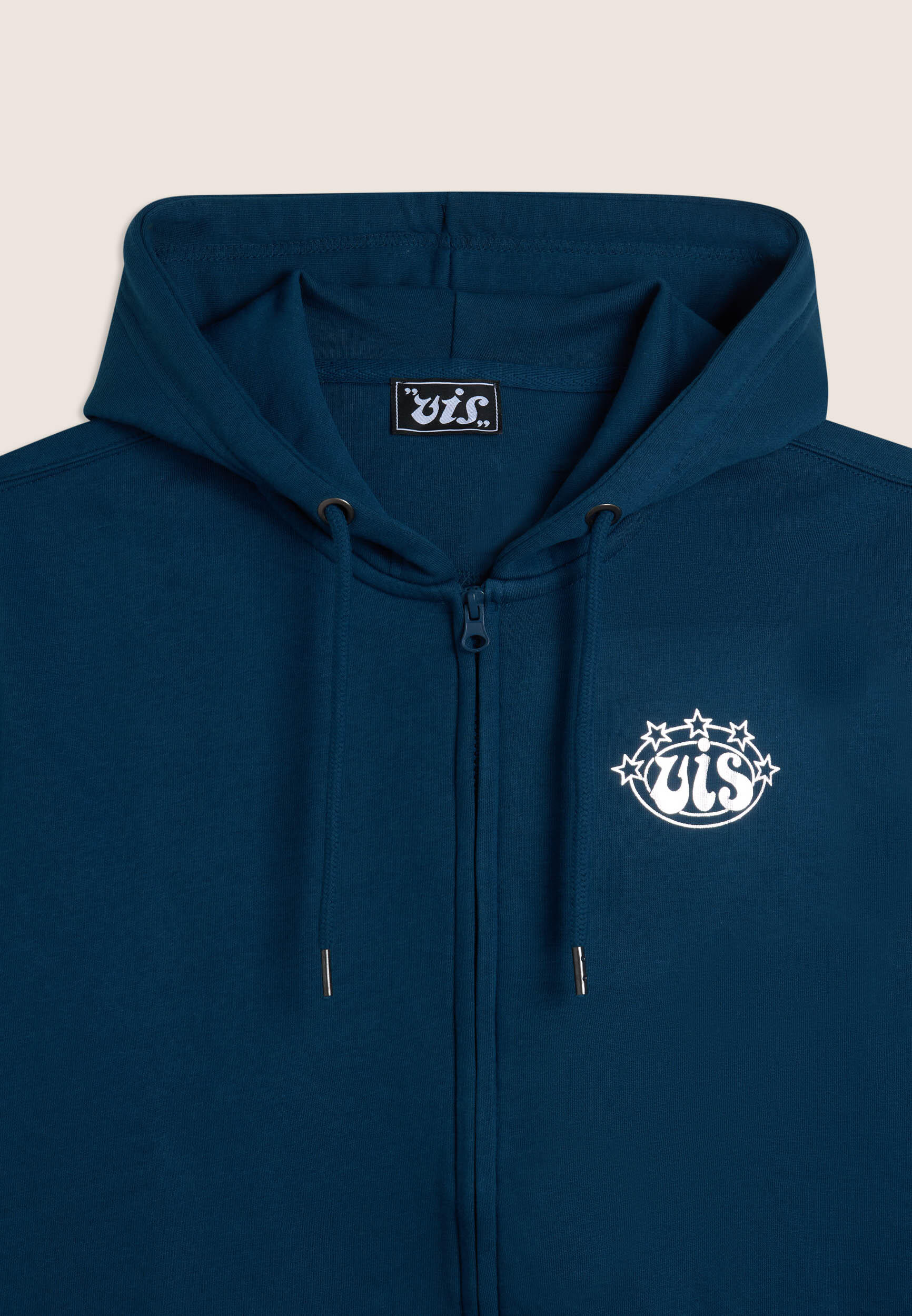 Felpa Unisex con Cappuccio e Zip Stile Boxe VIS 3/3