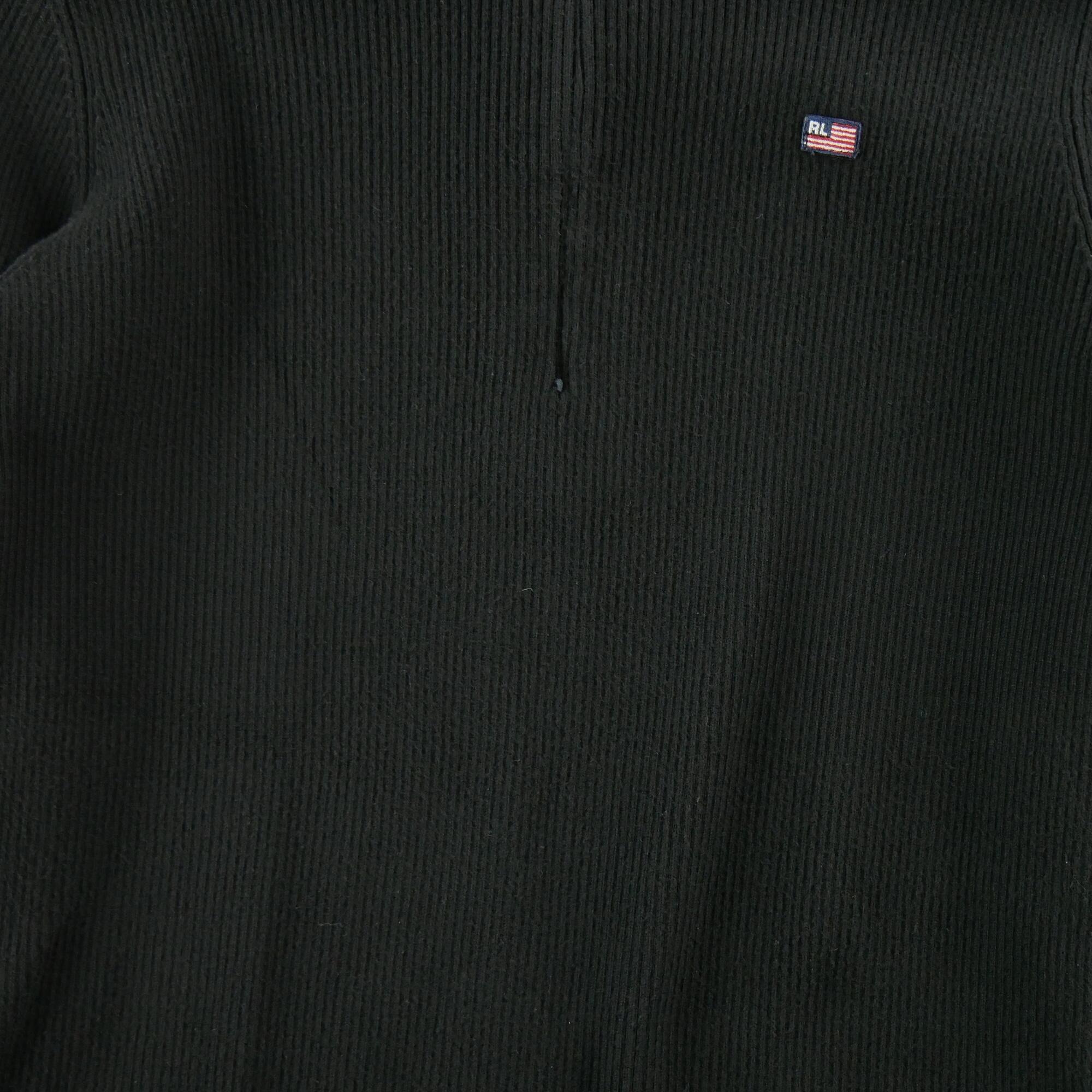 Segunda Vida - Jersey Mujer Polo Ralph Lauren RL Flag Negro - Excelente 4/6
