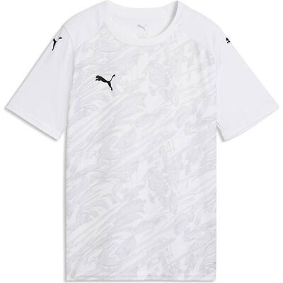 Puma teamfinal graphic shirt korte mouw kinderen - hemelsblauw
