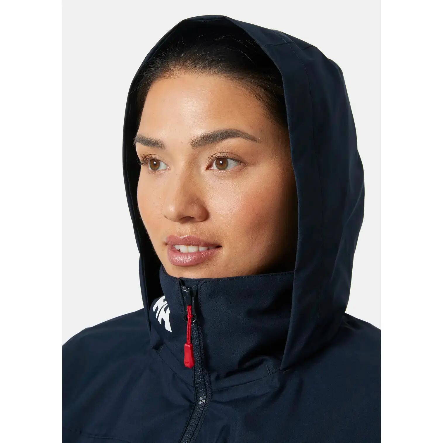 Casaco com capuz impermeável para mulheres Helly Hansen Crew 2.0 5/7
