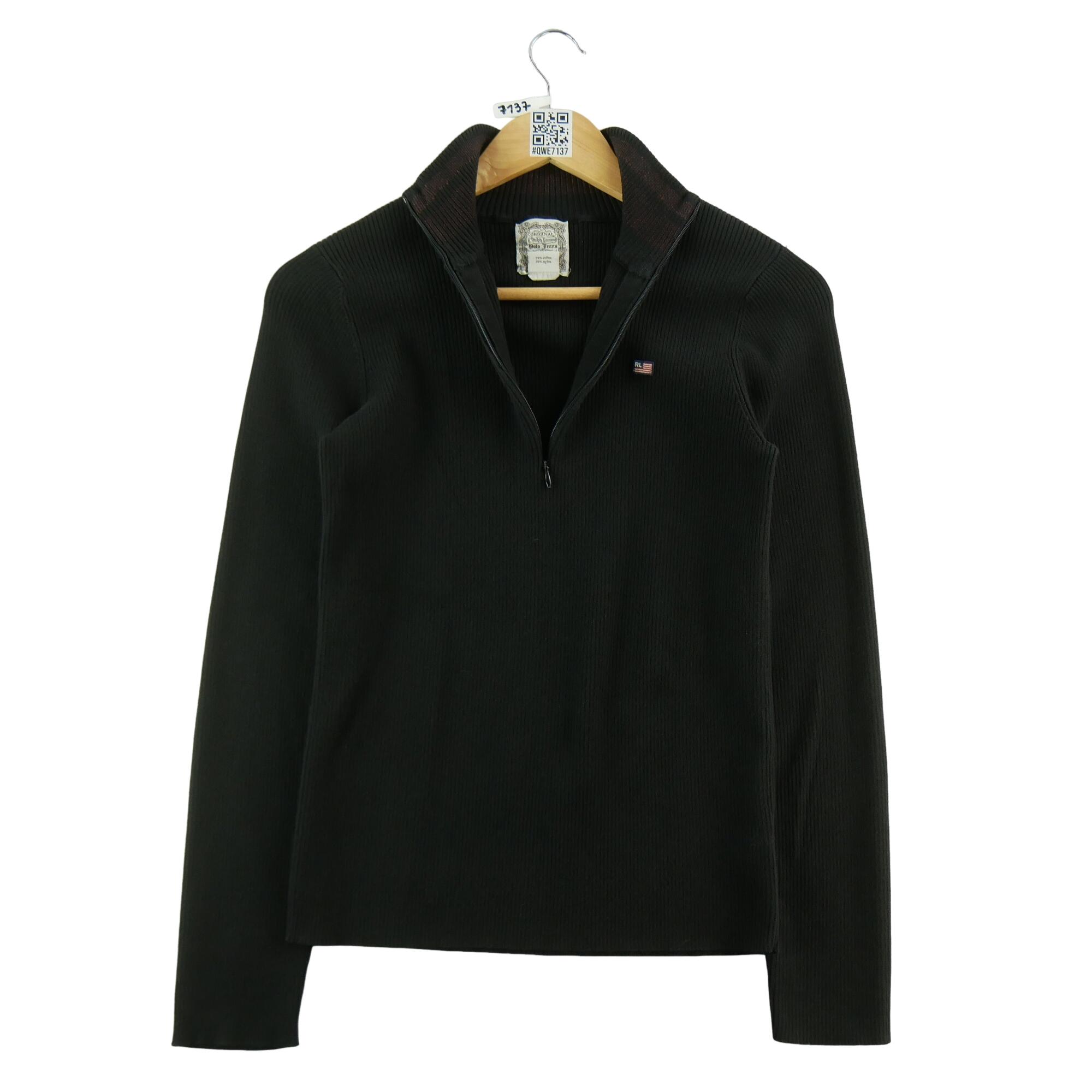 Segunda Vida - Jersey Mujer Polo Ralph Lauren RL Flag Negro - Excelente 3/6
