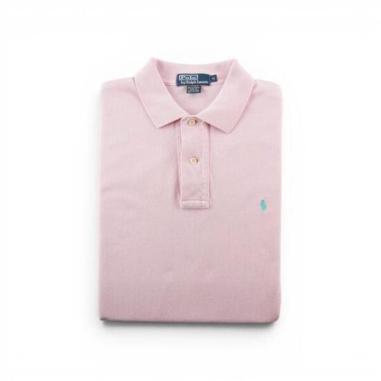 Refurbished - Polo Ralph Lauren Herren Poloshirt kurzarm Rosa - In gutem Zustand